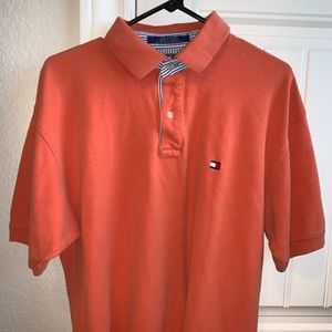 Orange Tommy Hilfiger polo